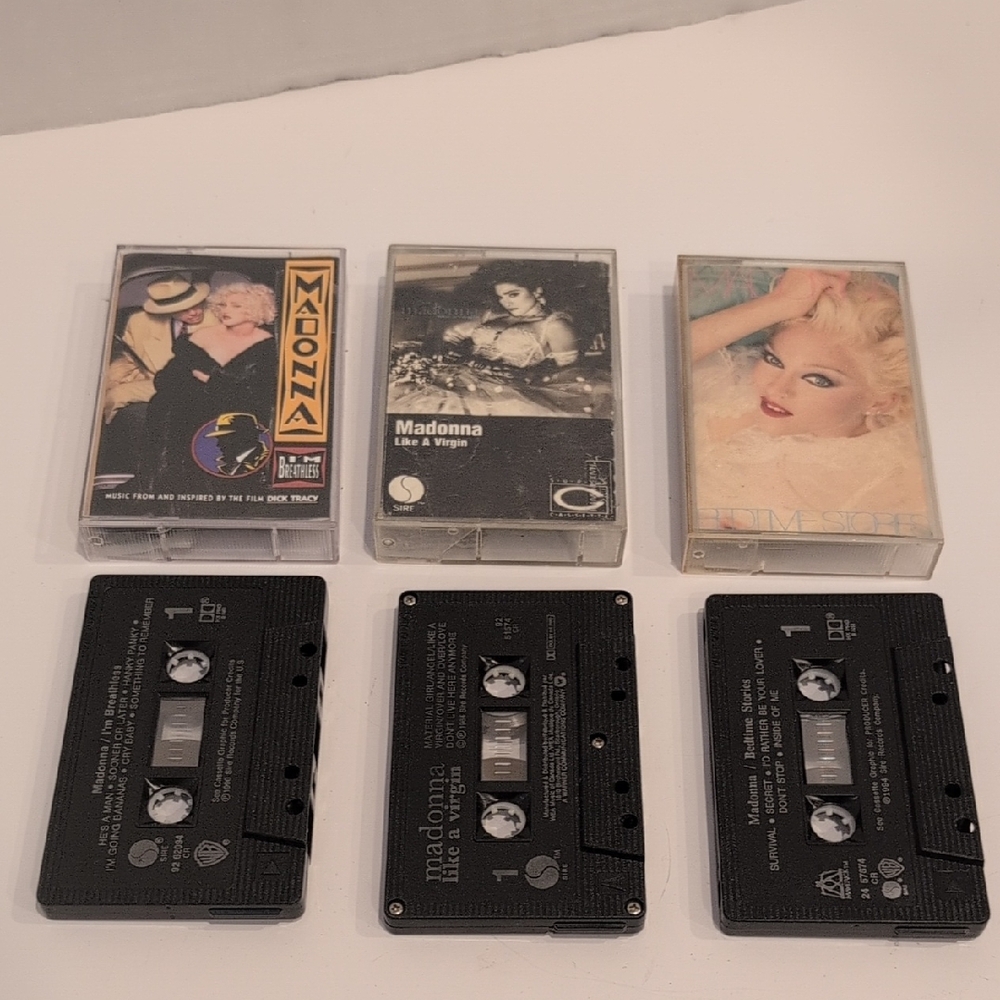 2/$25  Madonna Cassette Tape Collection